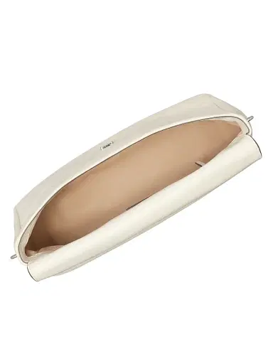 Tory Burch Women's Charlie Large Quilted Leather Shoulder Bag - Light Cream | Thumbnail 2 Tory Burch Women's Charlie Large Quilted Leather Shoulder Bag - Light Cream | Thumbnail 2