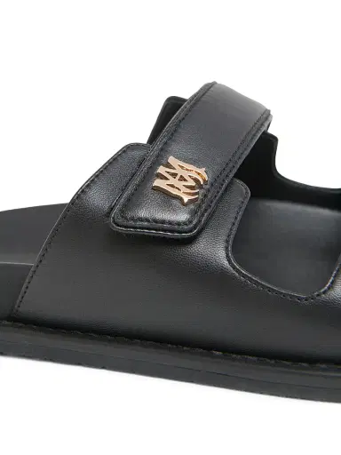 Amiri Women's Boardwalk Leather Two-Strap Sandals - Black | Thumbnail 5 Amiri Women's Boardwalk Leather Two-Strap Sandals - Black | Thumbnail 5