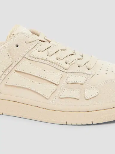 AMIRI Men's Skel Leather Low-Top Sneakers - Alabaster - Size 8 | Thumbnail 3 AMIRI Men's Skel Leather Low-Top Sneakers - Alabaster - Size 8 | Thumbnail 3