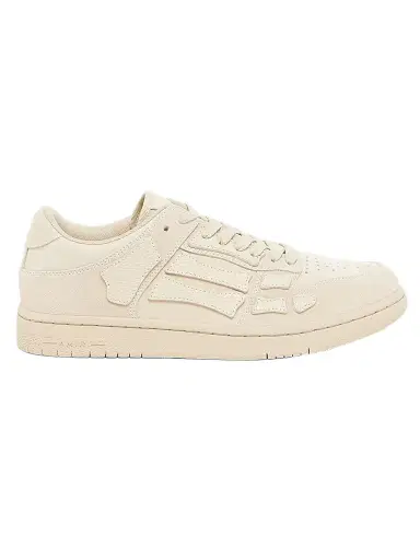 AMIRI Men's Skel Leather Low-Top Sneakers - Alabaster - Size 8 | Thumbnail 1 AMIRI Men's Skel Leather Low-Top Sneakers - Alabaster - Size 8 | Thumbnail 1