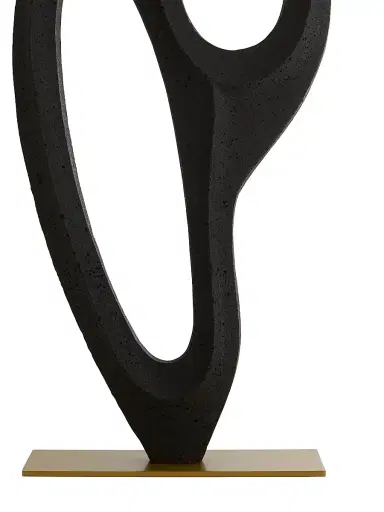 Arteriors Kenly Ricestone Sculpture - Black | Thumbnail 3 Arteriors Kenly Ricestone Sculpture - Black | Thumbnail 3