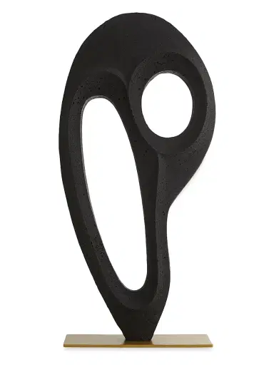 Arteriors Kenly Ricestone Sculpture - Black | Thumbnail 1 Arteriors Kenly Ricestone Sculpture - Black | Thumbnail 1