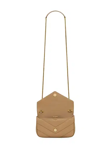 Saint Laurent Women's Loulou Mini Bag in Lambskin Leather - Natural Tan | Thumbnail 5 Saint Laurent Women's Loulou Mini Bag in Lambskin Leather - Natural Tan | Thumbnail 5