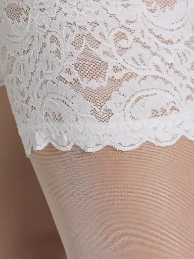 Wolford Women's Satin Touch Stay-Up Stockings | Thumbnail 2 Wolford Women's Satin Touch Stay-Up Stockings | Thumbnail 2