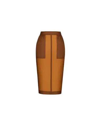Yves Saint Laurent pencil skirt in nylon | Thumbnail 1 Yves Saint Laurent pencil skirt in nylon | Thumbnail 1