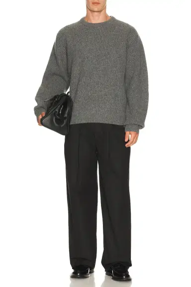 Jil Sander Fisherman's Rib Sweater | Thumbnail 3 Jil Sander Fisherman's Rib Sweater | Thumbnail 3