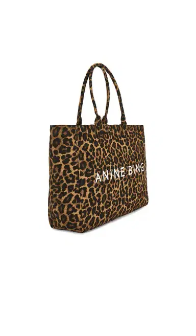 ANINE BING Leo Canvas Tote Bag | Thumbnail 3 ANINE BING Leo Canvas Tote Bag | Thumbnail 3