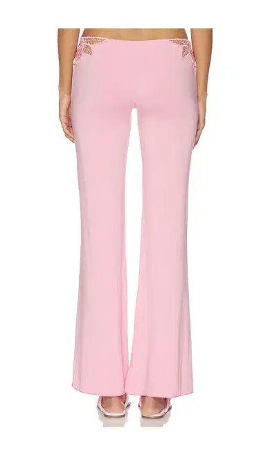 Indah Valentina Solid Low Rise Long Pant With Embroidered Rose Kerawang Detail | Thumbnail 4 Indah Valentina Solid Low Rise Long Pant With Embroidered Rose Kerawang Detail | Thumbnail 4