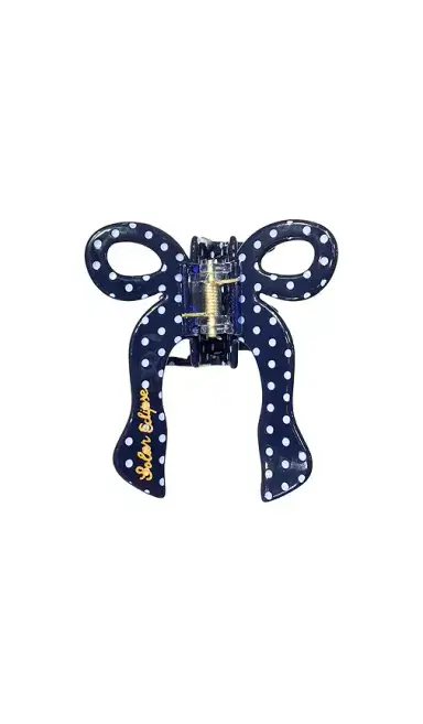 Solar Eclipse Hand-Painted Coquette Bow Claw Hair Clip | Thumbnail 1 Solar Eclipse Hand-Painted Coquette Bow Claw Hair Clip | Thumbnail 1