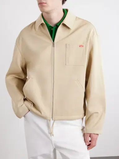 Loewe Logo-Embroidered Cotton-Twill Jacket - Men | Thumbnail 3 Loewe Logo-Embroidered Cotton-Twill Jacket - Men | Thumbnail 3