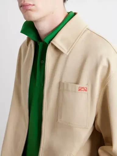 Loewe Logo-Embroidered Cotton-Twill Jacket - Men | Thumbnail 5 Loewe Logo-Embroidered Cotton-Twill Jacket - Men | Thumbnail 5