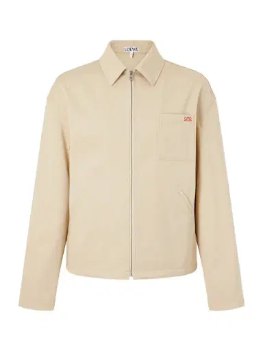 Loewe Logo-Embroidered Cotton-Twill Jacket - Men | Thumbnail 1 Loewe Logo-Embroidered Cotton-Twill Jacket - Men | Thumbnail 1