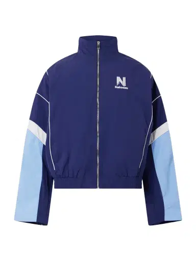 Nahmias Logo-Embroidered Striped Nylon Jacket - Men | Thumbnail 1 Nahmias Logo-Embroidered Striped Nylon Jacket - Men | Thumbnail 1