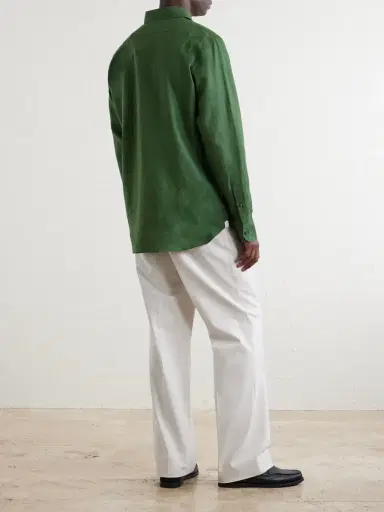 Zegna Oasi Linen Shirt - Men | Thumbnail 4 Zegna Oasi Linen Shirt - Men | Thumbnail 4
