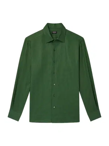 Zegna Oasi Linen Shirt - Men | Thumbnail 1 Zegna Oasi Linen Shirt - Men | Thumbnail 1