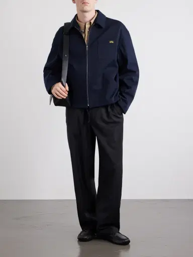 Loewe Logo-Embroidered Cotton-Twill Jacket - Men | Thumbnail 2 Loewe Logo-Embroidered Cotton-Twill Jacket - Men | Thumbnail 2