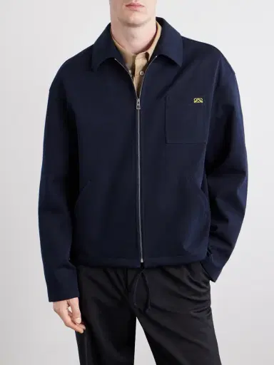 Loewe Logo-Embroidered Cotton-Twill Jacket - Men | Thumbnail 3 Loewe Logo-Embroidered Cotton-Twill Jacket - Men | Thumbnail 3