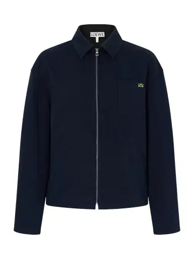 Loewe Logo-Embroidered Cotton-Twill Jacket - Men | Thumbnail 1 Loewe Logo-Embroidered Cotton-Twill Jacket - Men | Thumbnail 1