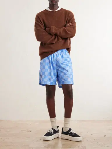 Nahmias Scribble Straight-Leg Printed Jersey Shorts - Men | Thumbnail 2 Nahmias Scribble Straight-Leg Printed Jersey Shorts - Men | Thumbnail 2