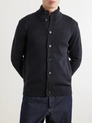 Slowear Wool Cardigan - Men | Thumbnail 3 Slowear Wool Cardigan - Men | Thumbnail 3