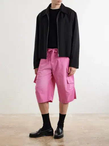 424 Straight-Leg Cotton-Poplin Cargo Shorts - Men | Thumbnail 2 424 Straight-Leg Cotton-Poplin Cargo Shorts - Men | Thumbnail 2