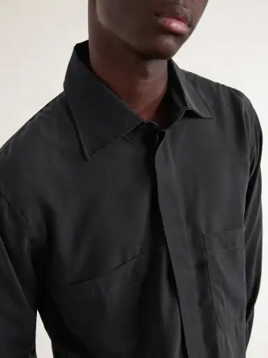 Saman Amel Silk Overshirt - Men | Thumbnail 5 Saman Amel Silk Overshirt - Men | Thumbnail 5