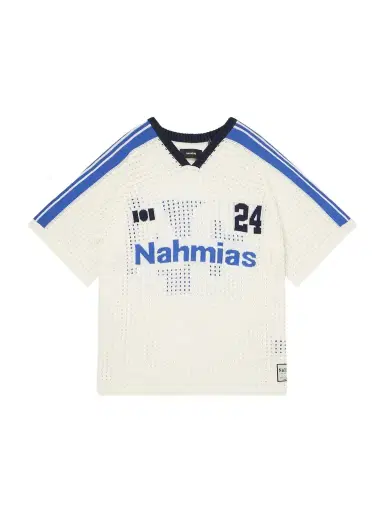 Nahmias Logo-Jacquard Perforated Cotton T-Shirt - Men | Thumbnail 1 Nahmias Logo-Jacquard Perforated Cotton T-Shirt - Men | Thumbnail 1