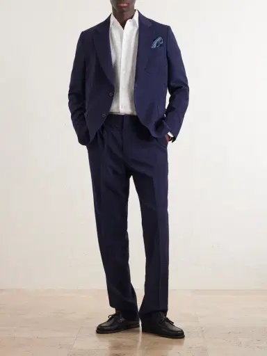 Paul Smith Straight-Leg Wool-Blend Seersucker Suit Trousers - Men | Thumbnail 2 Paul Smith Straight-Leg Wool-Blend Seersucker Suit Trousers - Men | Thumbnail 2