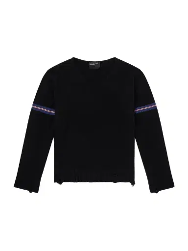 Enfants Riches Déprimés Distressed Striped Cashmere Sweater - Men | Thumbnail 1 Enfants Riches Déprimés Distressed Striped Cashmere Sweater - Men | Thumbnail 1