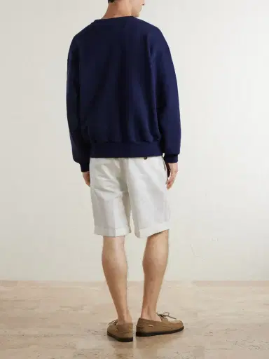 Polo Ralph Lauren Wimbledon Logo-Embroidered Cotton Sweatshirt - Men | Thumbnail 4 Polo Ralph Lauren Wimbledon Logo-Embroidered Cotton Sweatshirt - Men | Thumbnail 4