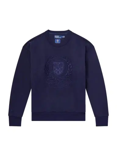 Polo Ralph Lauren Wimbledon Logo-Embroidered Cotton Sweatshirt - Men | Thumbnail 1 Polo Ralph Lauren Wimbledon Logo-Embroidered Cotton Sweatshirt - Men | Thumbnail 1