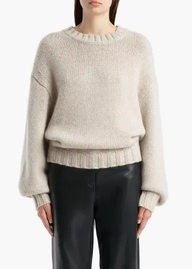 Khaite Gemma Sweater In Dove | Thumbnail 3 Khaite Gemma Sweater In Dove | Thumbnail 3