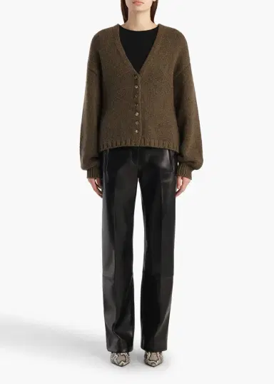 Khaite Axel Cardigan In Artichoke | Thumbnail 2 Khaite Axel Cardigan In Artichoke | Thumbnail 2