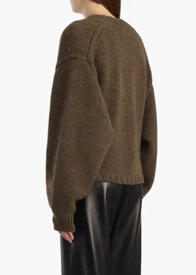 Khaite Axel Cardigan In Artichoke | Thumbnail 4 Khaite Axel Cardigan In Artichoke | Thumbnail 4