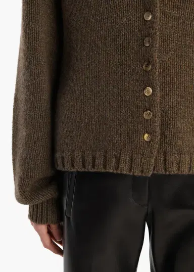 Khaite Axel Cardigan In Artichoke | Thumbnail 6 Khaite Axel Cardigan In Artichoke | Thumbnail 6