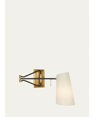 Visual Comfort Signature Keil Swing Arm Wall Light By AERIN | Thumbnail 1 Visual Comfort Signature Keil Swing Arm Wall Light By AERIN | Thumbnail 1