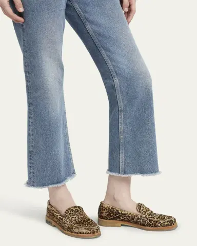 Golden Goose Jerry Leopard Penny Loafers | Thumbnail 2 Golden Goose Jerry Leopard Penny Loafers | Thumbnail 2
