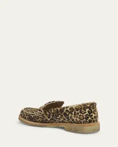 Golden Goose Jerry Leopard Penny Loafers | Thumbnail 4 Golden Goose Jerry Leopard Penny Loafers | Thumbnail 4