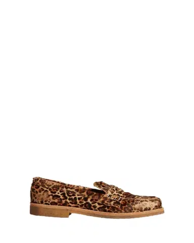 Golden Goose Jerry Leopard Penny Loafers | Thumbnail 1 Golden Goose Jerry Leopard Penny Loafers | Thumbnail 1