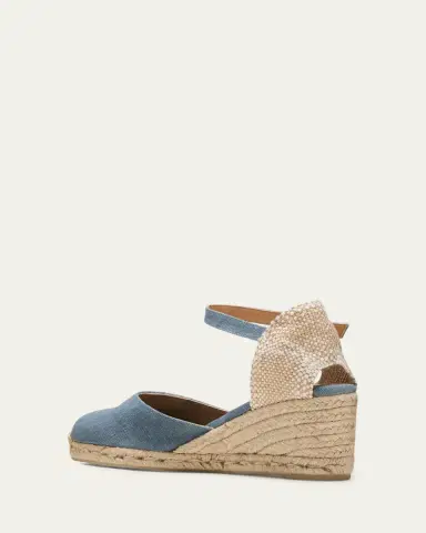 Castañer Carol Canvas Ankle-Strap Wedge Espadrilles | Thumbnail 4 Castañer Carol Canvas Ankle-Strap Wedge Espadrilles | Thumbnail 4