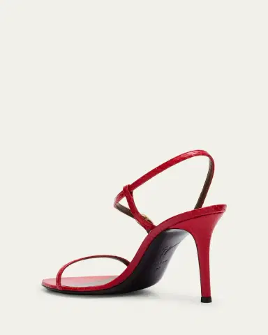 Giuseppe Zanotti Snakeskin Ankle Strap Stiletto Sandals | Thumbnail 4 Giuseppe Zanotti Snakeskin Ankle Strap Stiletto Sandals | Thumbnail 4