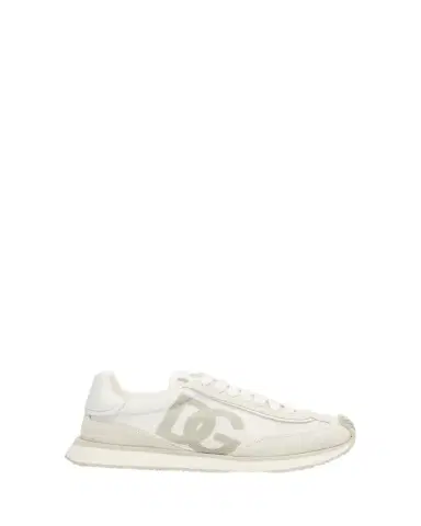 Dolce & Gabbana Mixed-Material DG Cushion Sneakers | Thumbnail 1 Dolce & Gabbana Mixed-Material DG Cushion Sneakers | Thumbnail 1