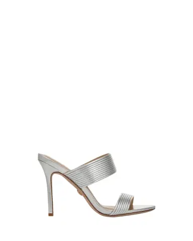Veronica Beard Asha Metallic Dual-Band Slide Sandals | Thumbnail 1 Veronica Beard Asha Metallic Dual-Band Slide Sandals | Thumbnail 1