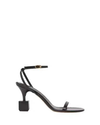 Jacquemus The Bisou Geometric Leather Sandals | Thumbnail 1 Jacquemus The Bisou Geometric Leather Sandals | Thumbnail 1