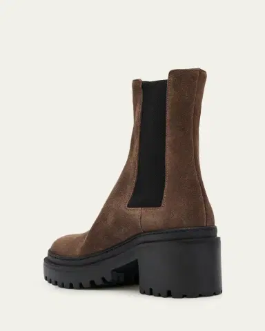 Giuseppe Zanotti Platform Suede Chelsea Boots | Thumbnail 4 Giuseppe Zanotti Platform Suede Chelsea Boots | Thumbnail 4