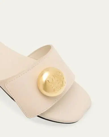 Loewe Pebble Leather Slide Sandals | Thumbnail 5 Loewe Pebble Leather Slide Sandals | Thumbnail 5