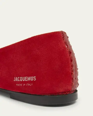 Jacquemus Les Ballerines Mixed Leather Flats | Thumbnail 3 Jacquemus Les Ballerines Mixed Leather Flats | Thumbnail 3
