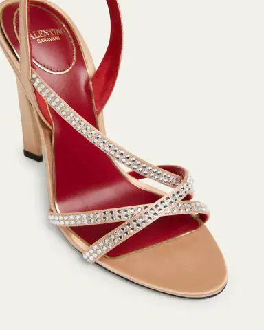 Valentino Garavani Dans Le Foyer Embellished Slingback Sandals | Thumbnail 3 Valentino Garavani Dans Le Foyer Embellished Slingback Sandals | Thumbnail 3