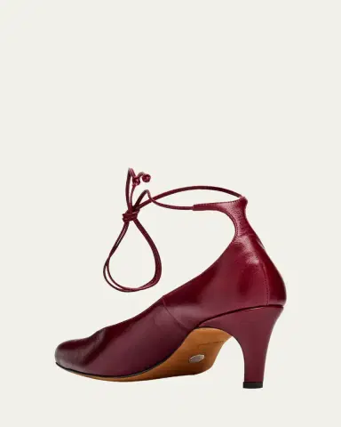 Proenza Schouler Uma Leather Ankle-Tie Pumps | Thumbnail 4 Proenza Schouler Uma Leather Ankle-Tie Pumps | Thumbnail 4