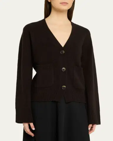 Lisa Yang Danni Cashmere V-Neck Cardigan | Thumbnail 4 Lisa Yang Danni Cashmere V-Neck Cardigan | Thumbnail 4